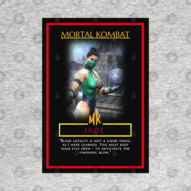 Jade Mortal Kombat (MKX), Poster,pillow and more. by Semenov